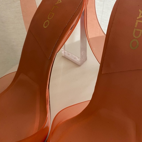 ALDO Orange Strap Heels - Picture 8 of 11